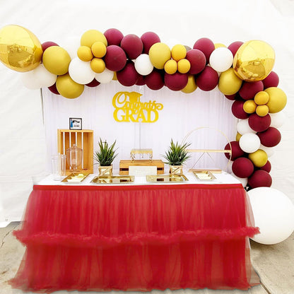 Bulk 1pc Tulle Table Skirt Tutu Table Skirts Princess Girl's Birthday Party Wedding Baby Shower Cake Dessert Table Decoration Wholesale