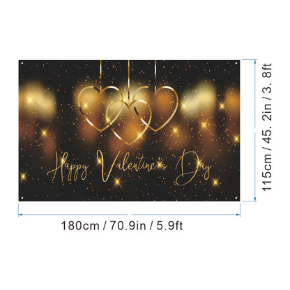 Bulk 1pc Valentine's Day Backdrop Cloth for Wedding Bridal Shower Birthday Party Decorations Photography Background Banner for Photoshoots Wholesale
