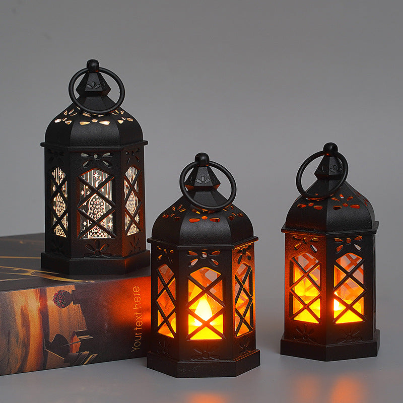 Bulk 1pc Vintage Candle Lantern LED Light Hanging Candle Holders for Events Wedding Christmas Party Patio Garden Living Room Indoor Outdoor Decor Wholesale