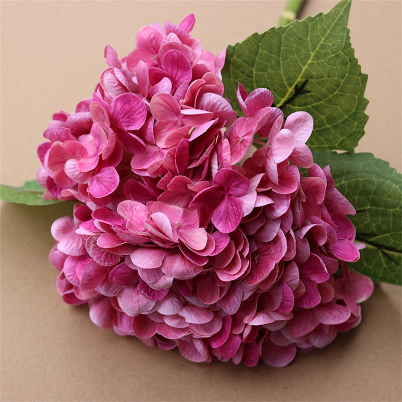 Real Touch Hydrangea Stem 20 Inch Artificial Silk Flower