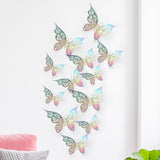 Bulk 24PCS 3D Butterfly Wall Decals DIY Mural Stickers Birthday Wedding Party Cake Decorations Wholesale