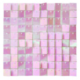 Bulk 24pcs Square Sequin Shimmer Wall Backdrop Panels Photo Backdrops for Birthday Anniversary Wedding Graduation Party Decoration Wholesale