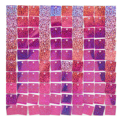 Bulk 24pcs Square Sequin Shimmer Wall Backdrop Panels Photo Backdrops for Birthday Anniversary Wedding Graduation Party Decoration Wholesale
