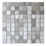 Bulk 24pcs Square Sequin Shimmer Wall Backdrop Panels Photo Backdrops for Birthday Anniversary Wedding Graduation Party Decoration Wholesale