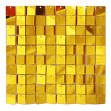 Bulk 24pcs Square Sequin Shimmer Wall Backdrop Panels Photo Backdrops for Birthday Anniversary Wedding Graduation Party Decoration Wholesale