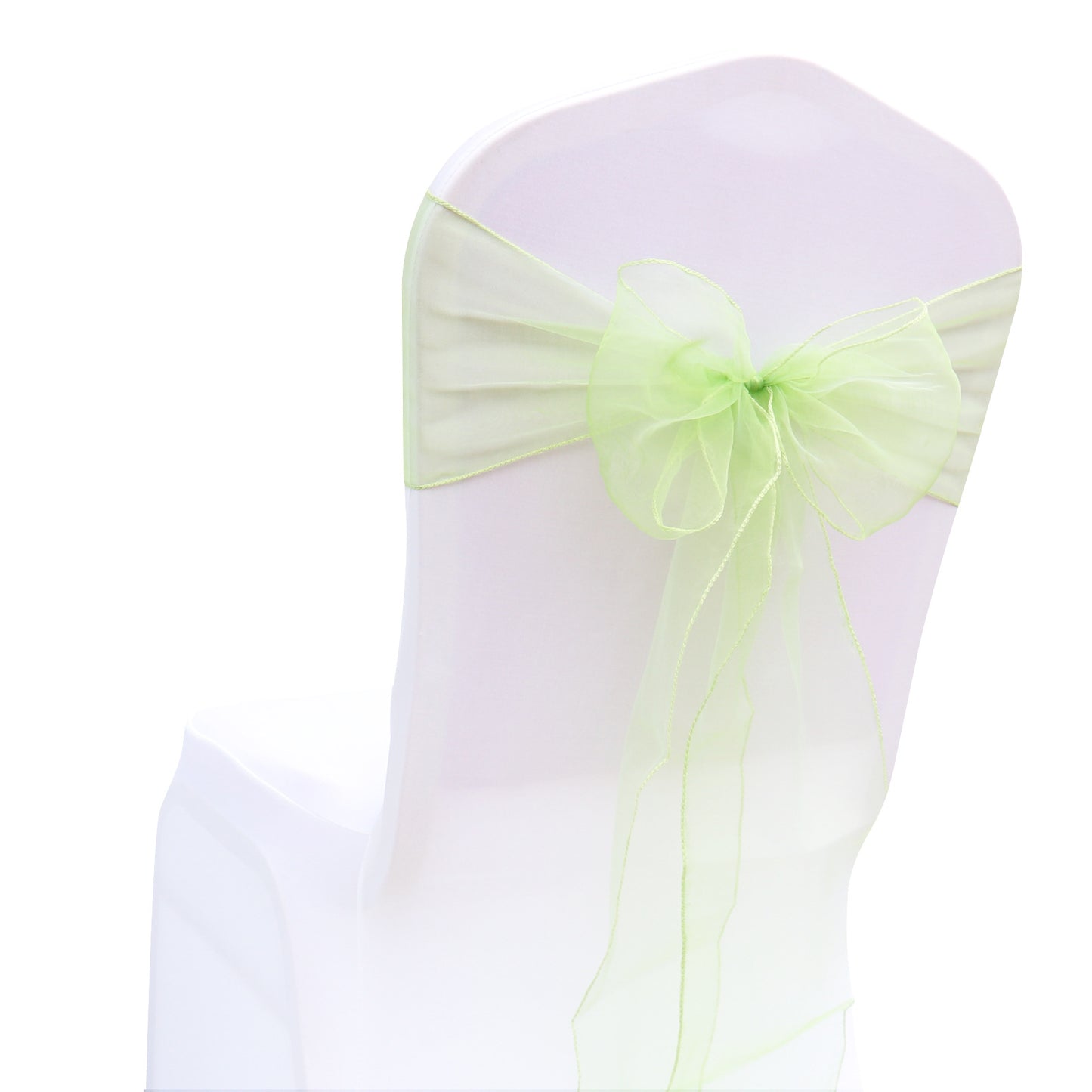 Bulk 25 PCS Organza Chair Sashes for Wedding Banquet Birthday Engagement Ceremony Party Hotel Decor Wholesale