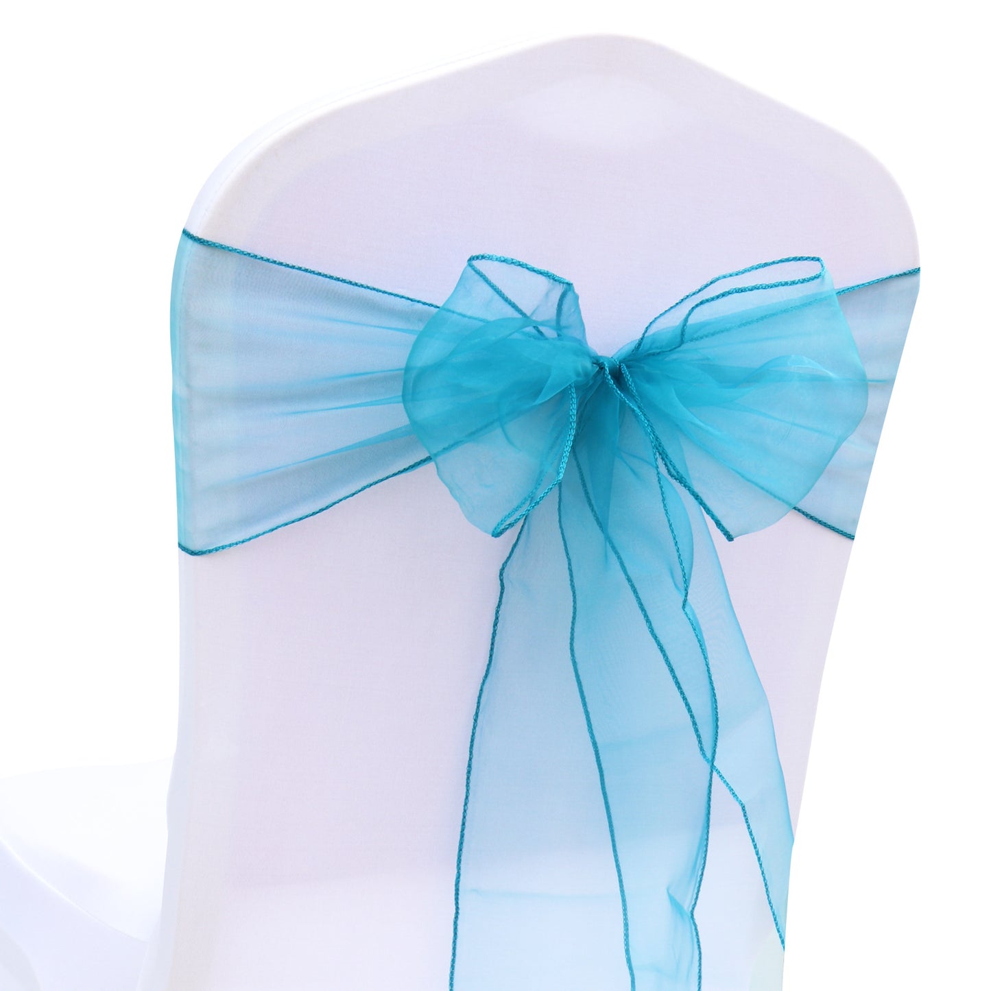 Bulk 25 PCS Organza Chair Sashes for Wedding Banquet Birthday Engagement Ceremony Party Hotel Decor Wholesale