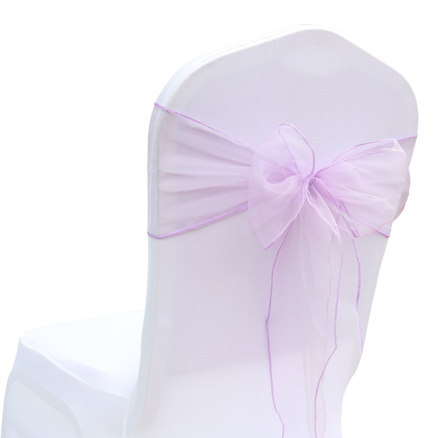 Bulk 25 PCS Organza Chair Sashes for Wedding Banquet Birthday Engagement Ceremony Party Hotel Decor Wholesale