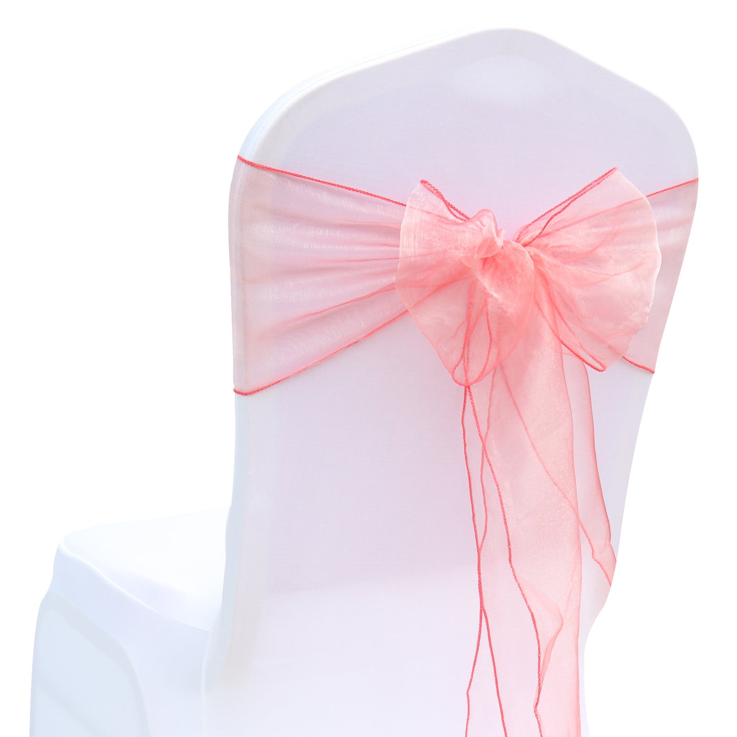 Bulk 25 PCS Organza Chair Sashes for Wedding Banquet Birthday Engagement Ceremony Party Hotel Decor Wholesale