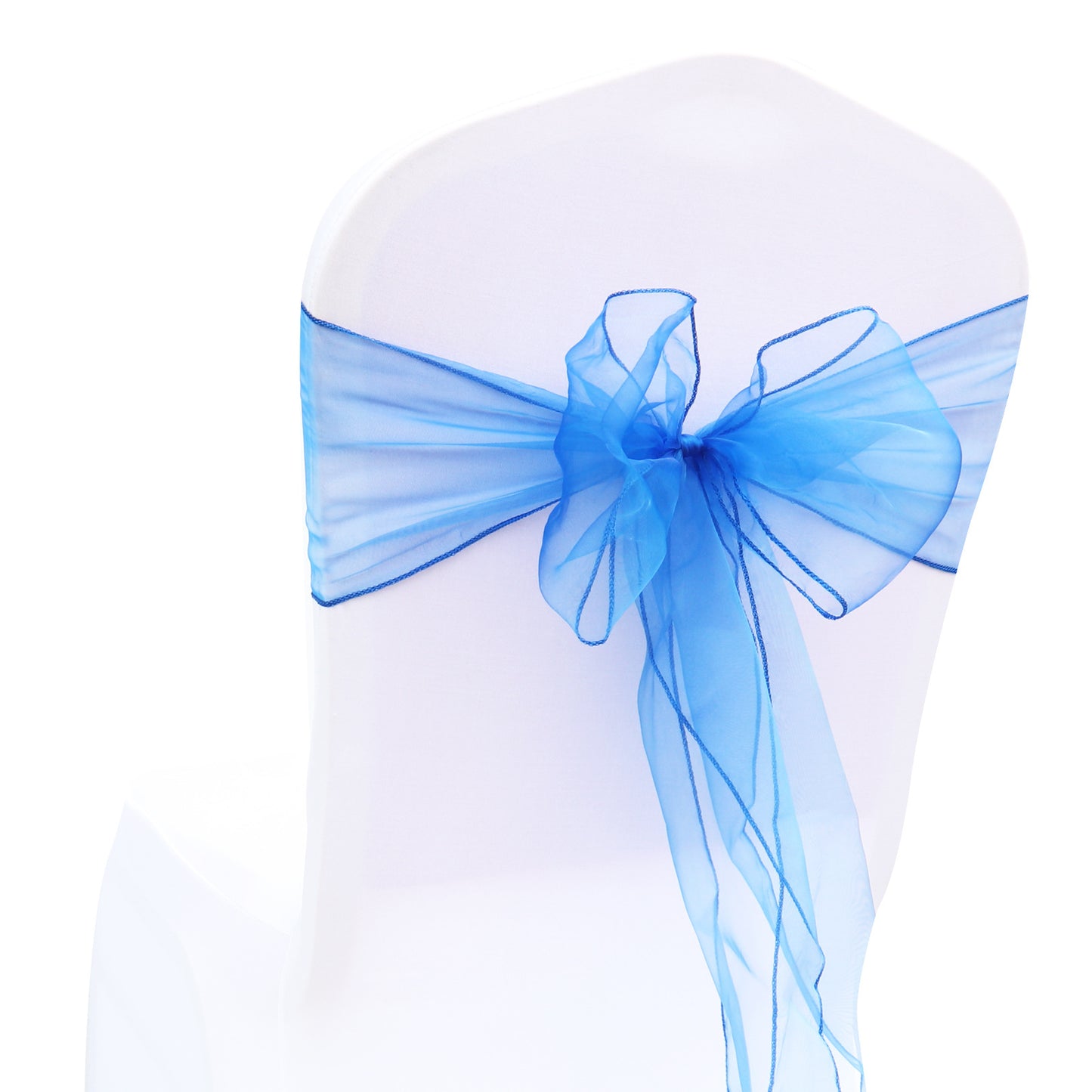 Bulk 25 PCS Organza Chair Sashes for Wedding Banquet Birthday Engagement Ceremony Party Hotel Decor Wholesale