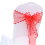 Bulk 25 PCS Organza Chair Sashes for Wedding Banquet Birthday Engagement Ceremony Party Hotel Decor Wholesale