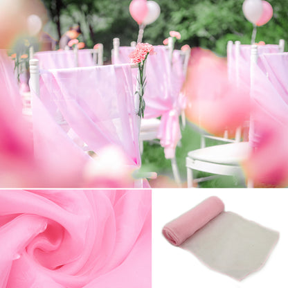 Bulk 25 PCS Organza Chair Sashes for Wedding Banquet Birthday Engagement Ceremony Party Hotel Decor Wholesale