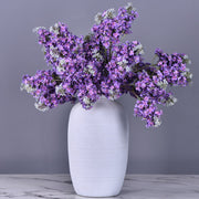 25.5 Inch Lilac Spray Stems, 6 Pcs Blue Purple Real Touch Artificial Flowers