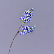 25.5 Inch Lilac Spray Stems, 6 Pcs Blue Purple Real Touch Artificial Flowers
