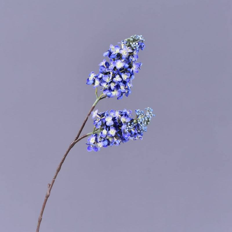 25.5 Inch Lilac Spray Stems, 6 Pcs Blue Purple Real Touch Artificial Flowers