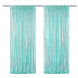 Bulk 2 PCS Sequin Backdrop Curtain 2FTx8FT Panels Glitter Background Drapes for Wedding Baby Shower Stage Decorations Wholesale