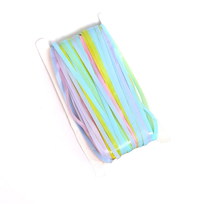 Bulk 2 Pcs Macaron Rainbow Foil Fringe Backdrop Curtains Door Streamers for Wedding New Year Bachelorette Birthday Party Decoration Wholesale