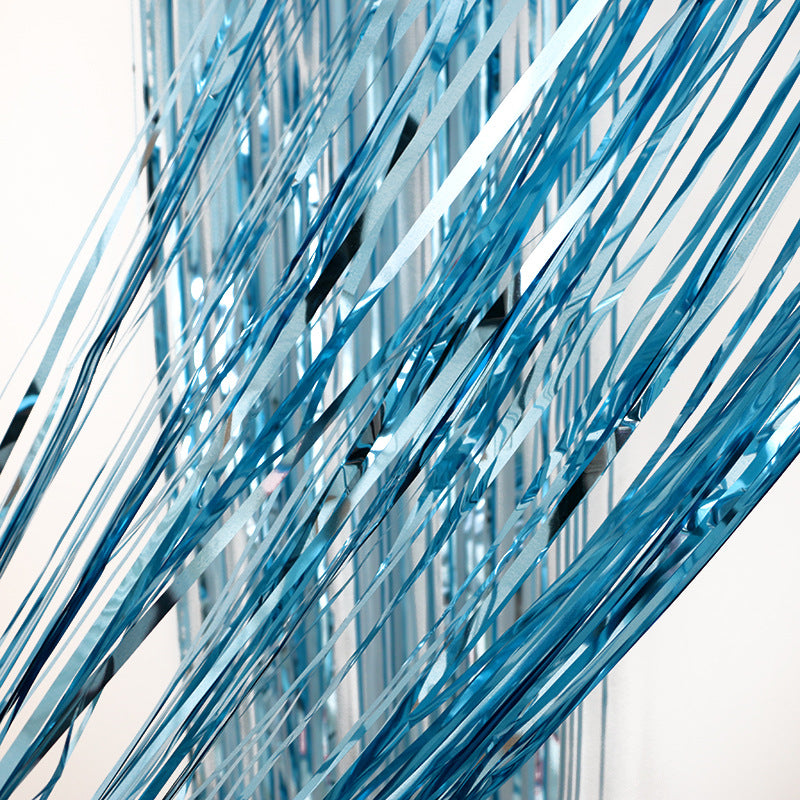 Bulk 2 Pcs Metallic Foil Fringe Backdrop Curtains Door Streamers for Wedding New Year Bachelorette Disco Party Decoration Wholesale