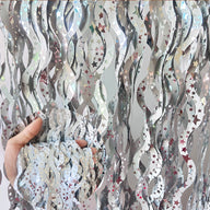 Bulk 10pcs Star Wavy Metallic Foil Fringe Backdrop Curtains Door Streamers for Wedding New Year Bachelorette Birthday Disco Party Decoration Wholesale