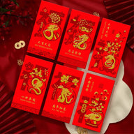 Bulk 30 Pack Year of the Dragon Red Envelopes Creative Red Packets for Chinese New Year Spring Festival Wedding Birthday Lucky Money Gift Wholesale