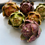 3 Colors Artificial Artichokes Bulk Set Large Real Touch Vegetables Centerpiece