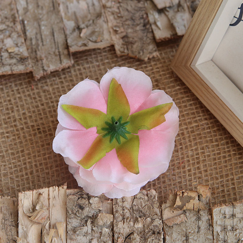 3 Inch Artificial Peony Flowers with Stems, 10 Pcs Bulk Silk Blooming Heads