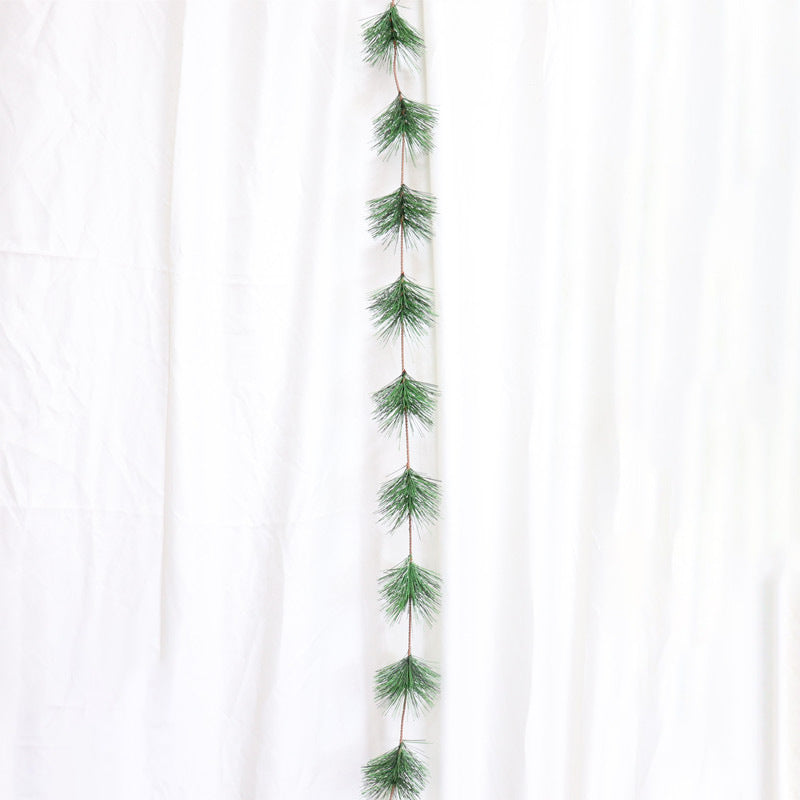 4.7 Ft Artificial Pine Needle Garland 4 Pack for Christmas Fireplace Table Centerpiece Decor