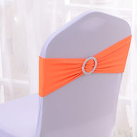 Premium 50Pcs Elastic Chair Sash Bands Heavy Duty Spandex Wedding Banquet Decor Adjustable Sliders Reception Party Table Settings