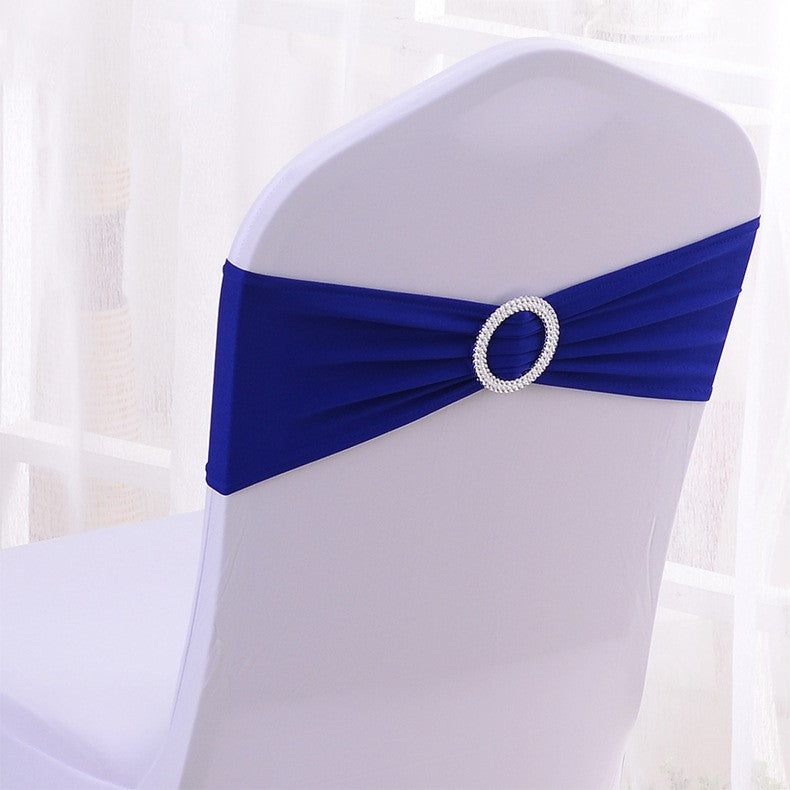 Premium 50Pcs Elastic Chair Sash Bands Heavy Duty Spandex Wedding Banquet Decor Adjustable Sliders Reception Party Table Settings