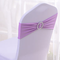 Premium 50Pcs Elastic Chair Sash Bands Heavy Duty Spandex Wedding Banquet Decor Adjustable Sliders Reception Party Table Settings