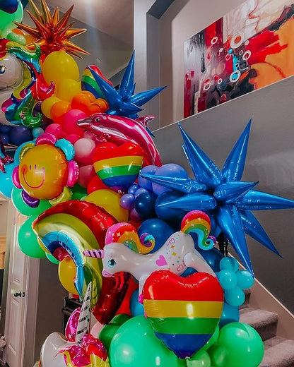 Bulk 50 Pcs 3D Star Foil Balloons for Birthday Wedding New Year Party Event Decor Wholesale