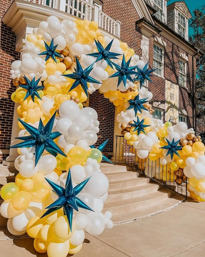 Bulk 50 Pcs 3D Star Foil Balloons for Birthday Wedding New Year Party Event Decor Wholesale