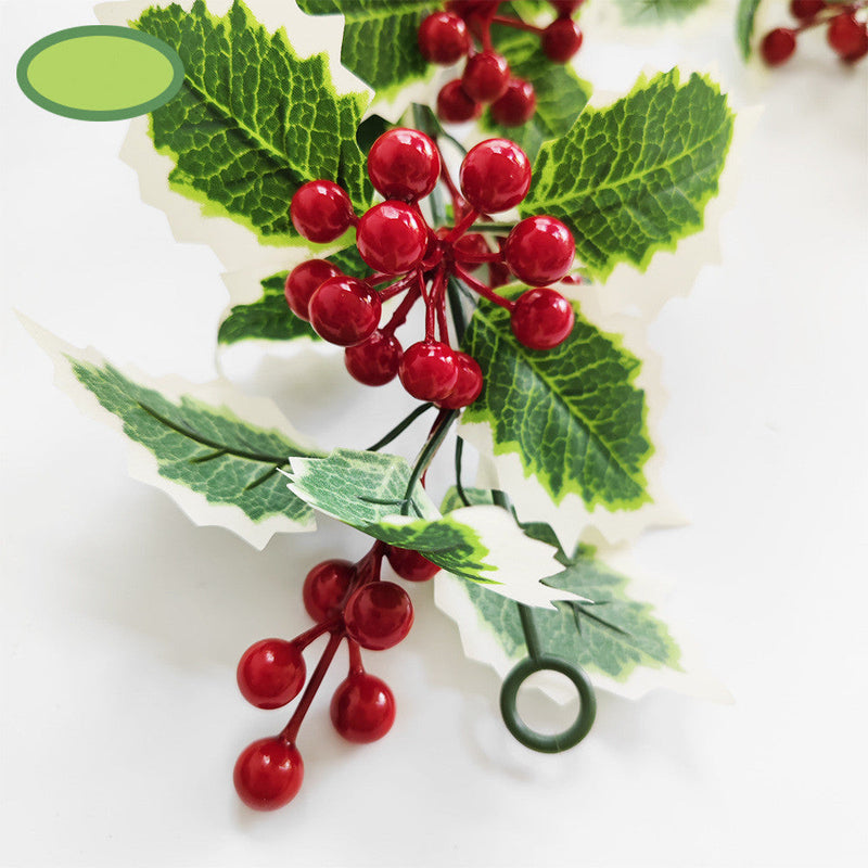 68 Inch Red Artificial Berries Garland 6 Ft Holiday Indoor Outdoor Mantle Fireplace Decor