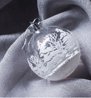 6 Pcs Clear Christmas Tree Ball Ornaments Hanging Holiday Decorations