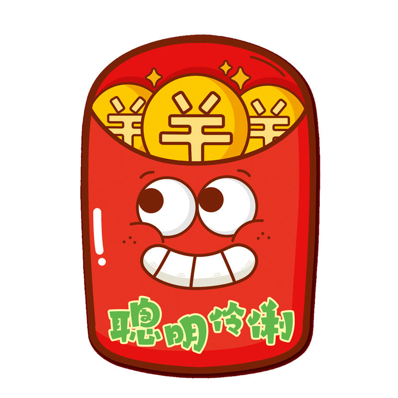 Bulk 6pcs Dragon Year Red Envelope Cartoon Red Packet Lucky Money Chinese New Year Gift for Spring Festival Wedding Birthday Greeting Wholesale