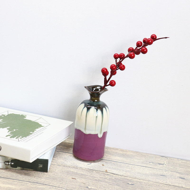 9.8 Inch Artificial Red Berry Stems 12 Pcs Christmas Picks Branches for Vase Holiday Decor