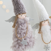 Antler Angel Doll Pendant Ornaments 12 Pcs Christmas Tree Hanging Decor Wedding Party Gifts