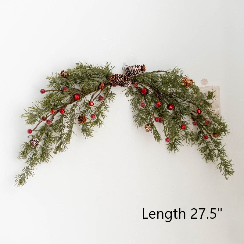 Artificial Christmas Picks 24 Pcs Red Berry Pinecones 8 Inch Bulk Holiday Floral Arrangement Garland
