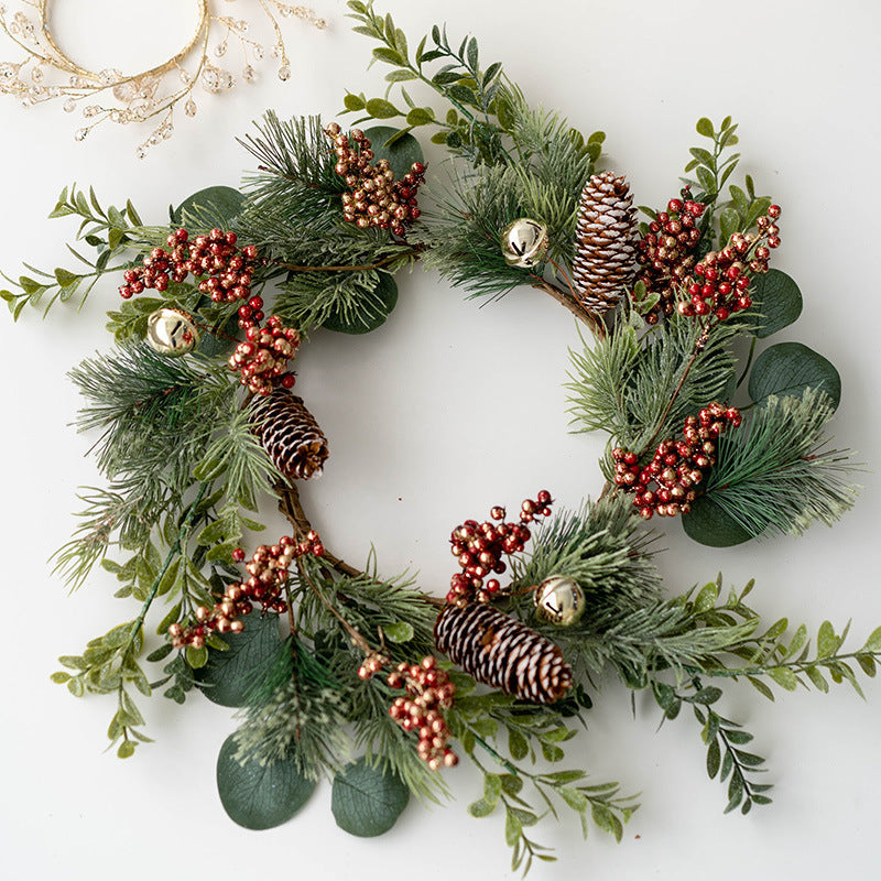 Artificial Christmas Picks 24 Pcs Red Berry Pinecones 8 Inch Bulk Holiday Floral Arrangement Garland