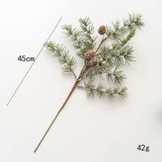 Artificial Christmas Picks 24 Pcs Red Berry Pinecones 8 Inch Bulk Holiday Floral Arrangement Garland