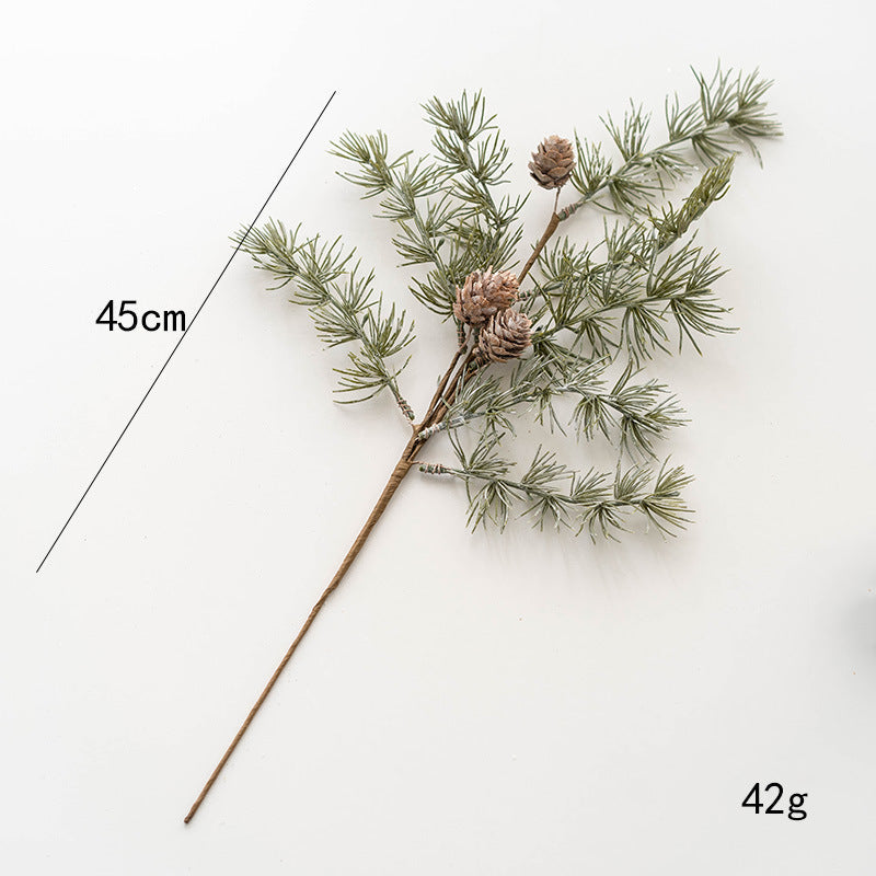 Artificial Christmas Picks 24 Pcs Red Berry Pinecones 8 Inch Bulk Holiday Floral Arrangement Garland