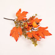 10 Pcs Artificial Maple Stems Picks 12 Inch Fall Floral Table Centerpiece for DIY Arrangements