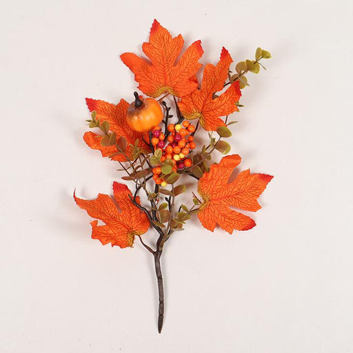 10 Pcs Artificial Maple Stems Picks 12 Inch Fall Floral Table Centerpiece for DIY Arrangements