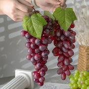Artificial Grapes Cluster 10 Pcs Weighted Silk Grapes Bulk Artificial Fruit Decor