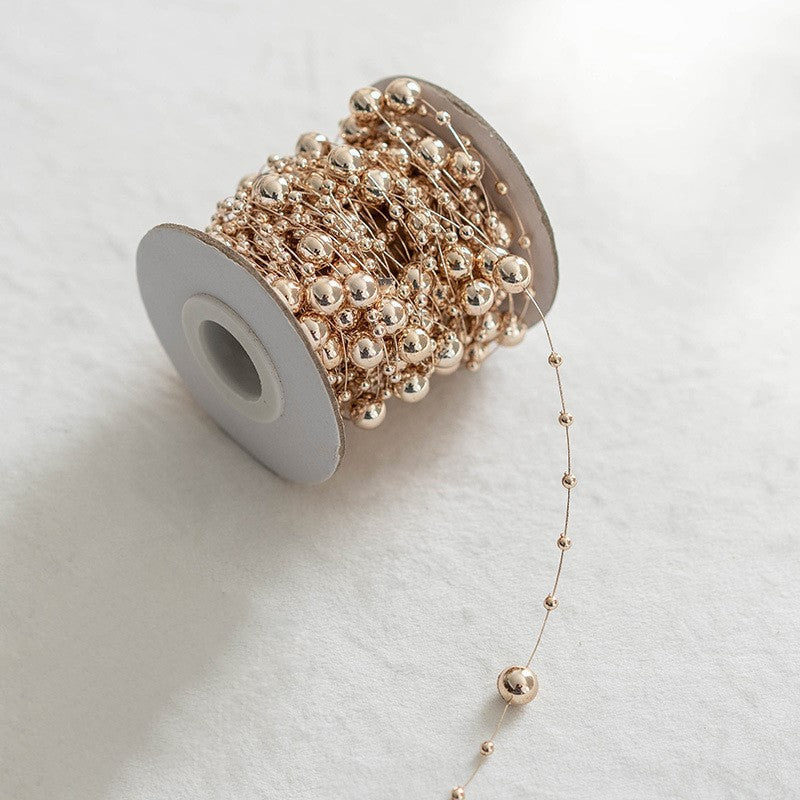 Artificial Pearl Star Beads Garland String for Christmas Tree DIY Wedding Decoration Bulk Pack