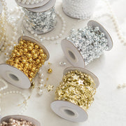 Artificial Pearl Star Beads Garland String for Christmas Tree DIY Wedding Decoration Bulk Pack