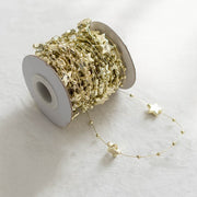 Artificial Pearl Star Beads Garland String for Christmas Tree DIY Wedding Decoration Bulk Pack