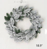 Artificial Pine Cone Berry Christmas Wreath Ornaments, Bulk Set for Front Door Holiday Decoration
