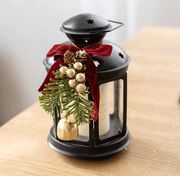 Artificial Pine Cone Pendant with Bell Mini Wreath Ornament, Bulk Christmas Hanging Decorations