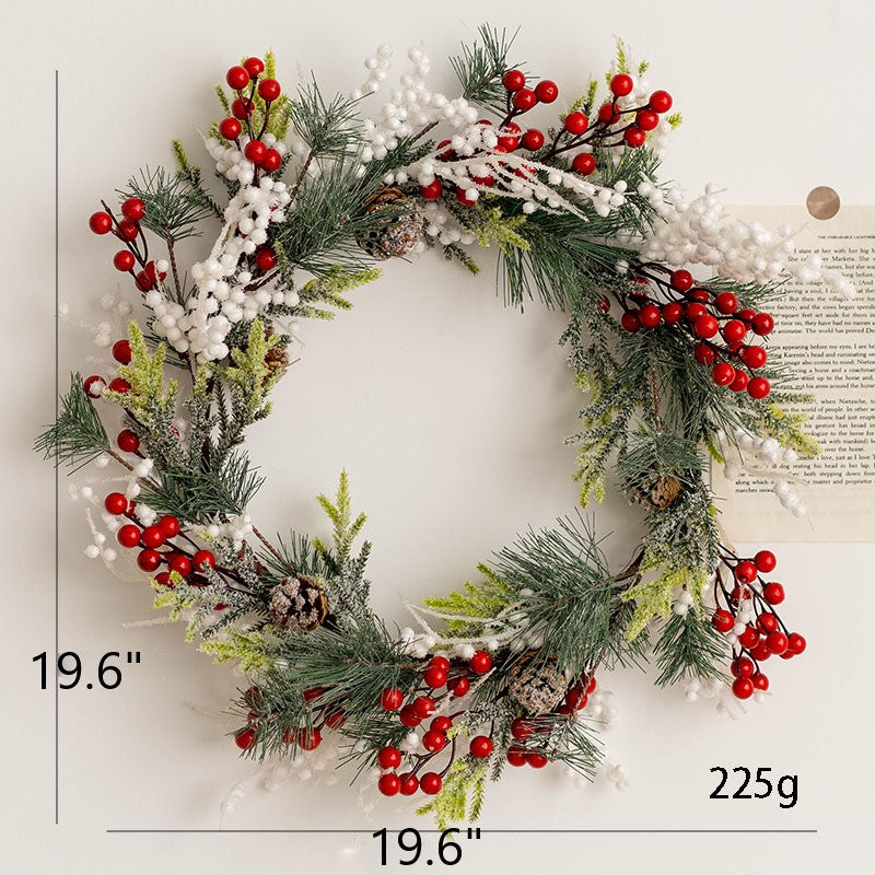 Artificial Pinecone Holly Berry Christmas Picks 12 Inch 10 Pcs Bulk Floral Arrangement Swags
